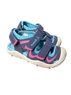 Kamik Girls Colorful Water Shoes Sports Sandals Sz 7- (Keen, Native, Croc Like)